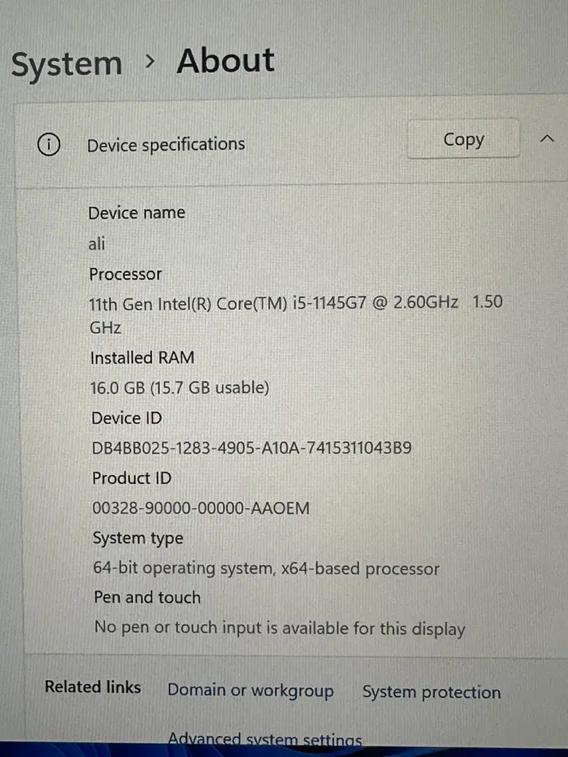 لپ تاپ دل مدل ۵۳۲۰|رایانه همراه|مشهد, فارغ التحصیلان|دیوار