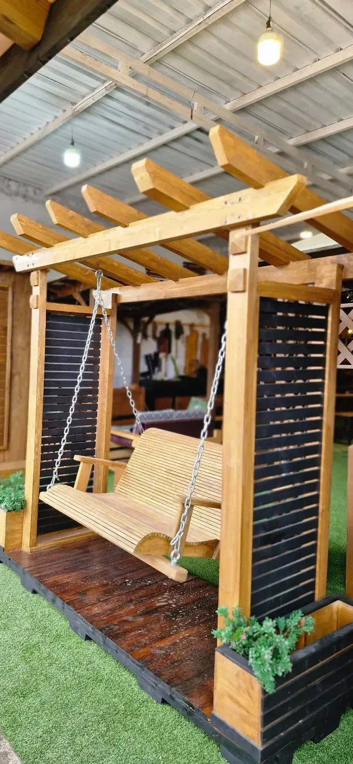 آلاچیق مدرن/تاب چوبی/کلبه چوبی/پیش ساخته/آلاچیق|خدمات پیشه و مهارت|آمل, |دیوار