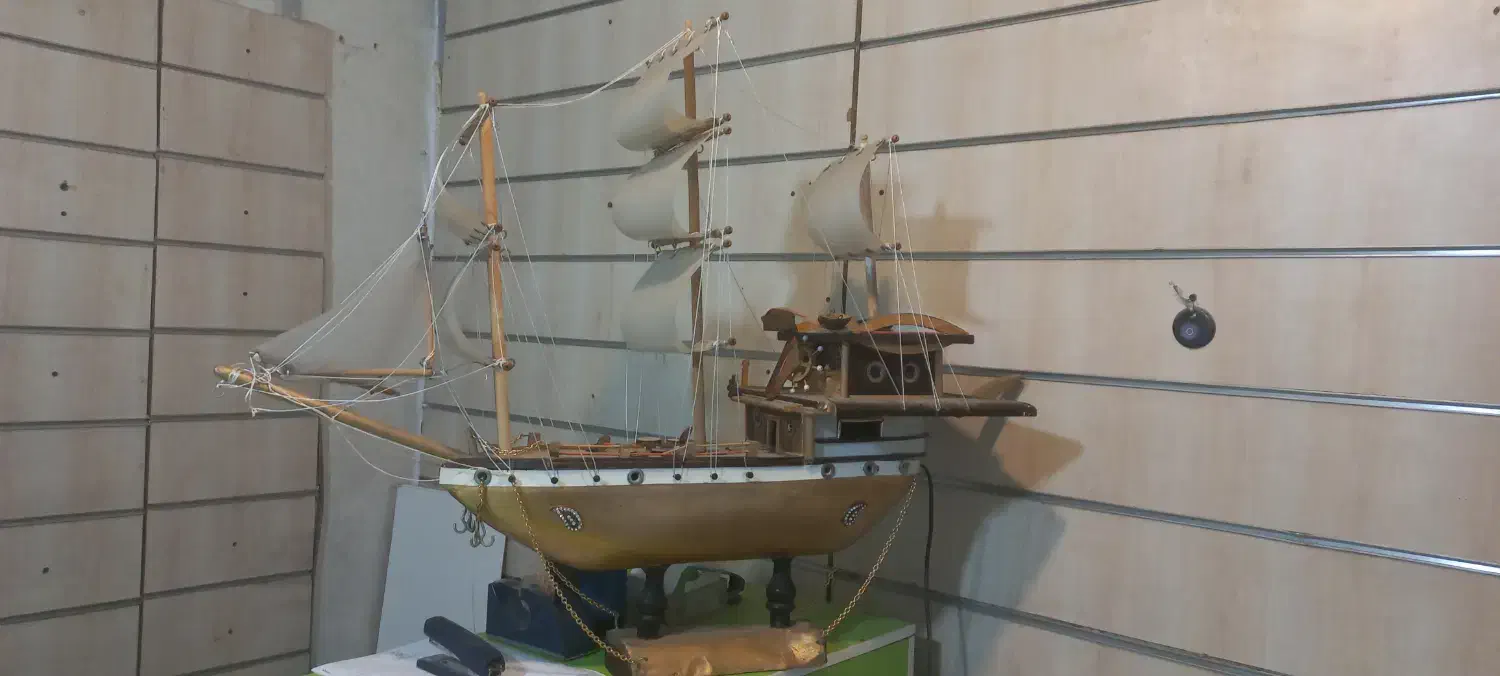 ماکت کشتی دکوری|مجسمه، تندیس، ماکت|باقرشهر, |دیوار