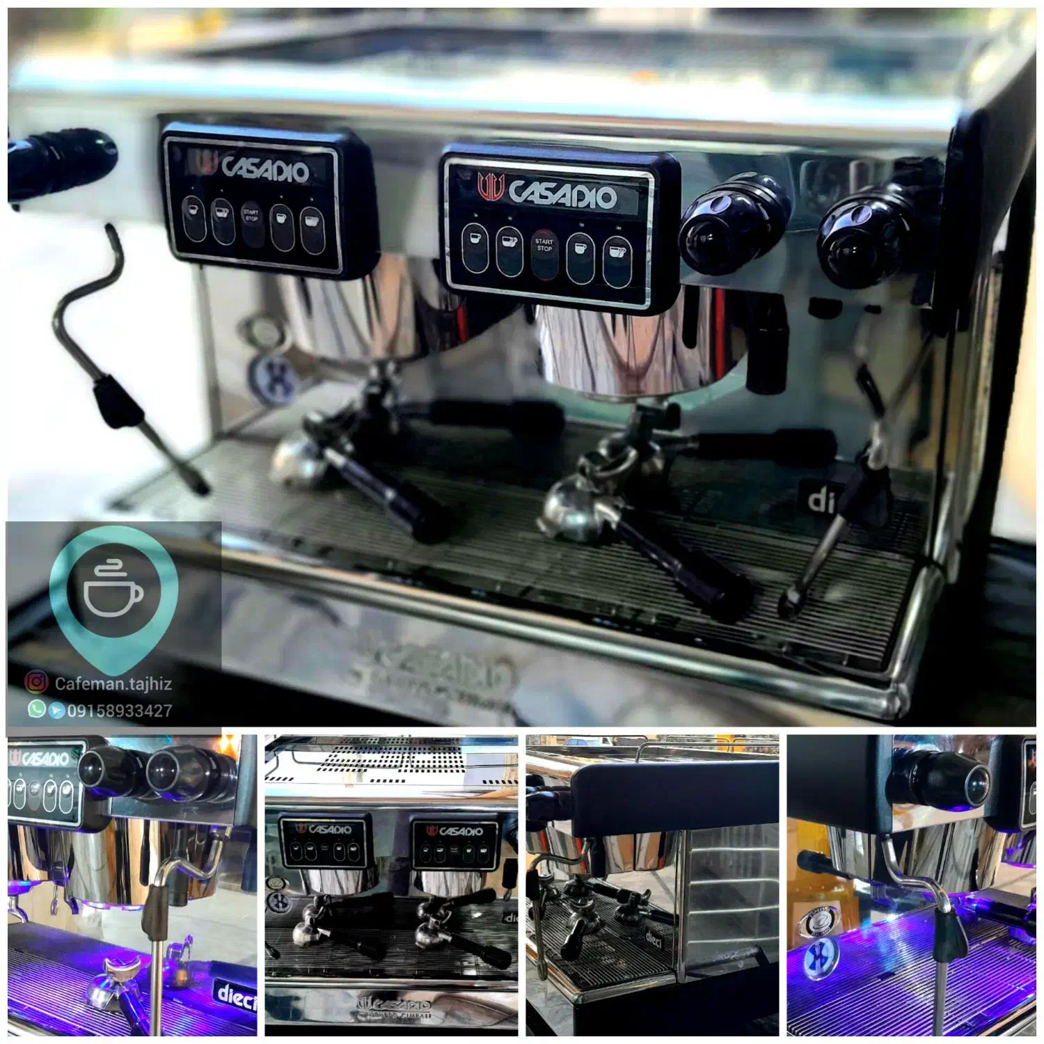 اسپرسوساز دو گروپ و سه گروپ صنعتی|کافیشاپ و رستوران|مشهد, سپاد|دیوار