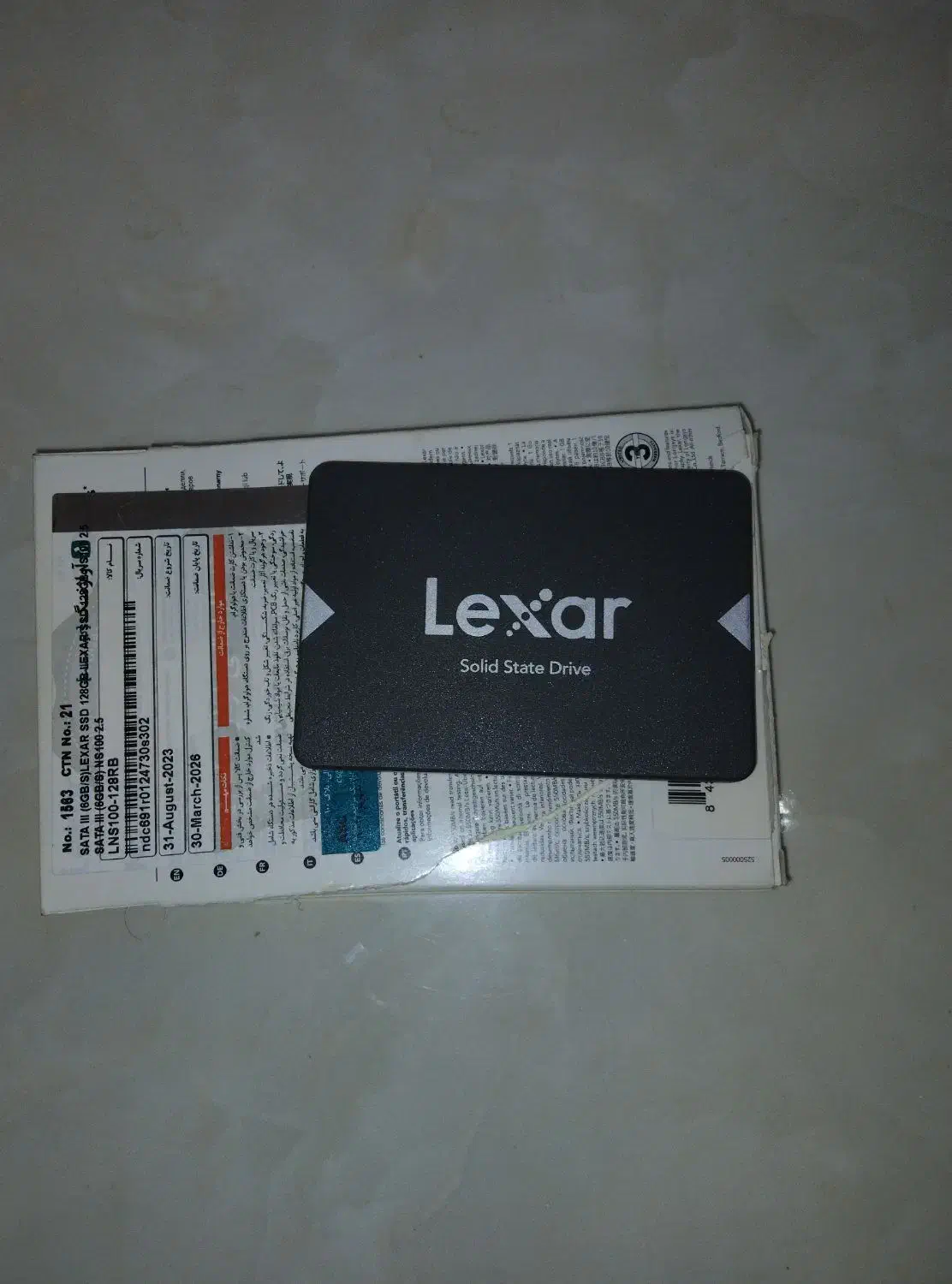 هارد ssd Lexar ns100 128Gb my BB|قطعات و لوازم جانبی رایانه|مشهد, شهید قربانی|دیوار