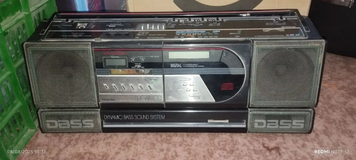 ضبط توشیبا عطیقه|سیستم صوتی خانگی|زابل, |دیوار