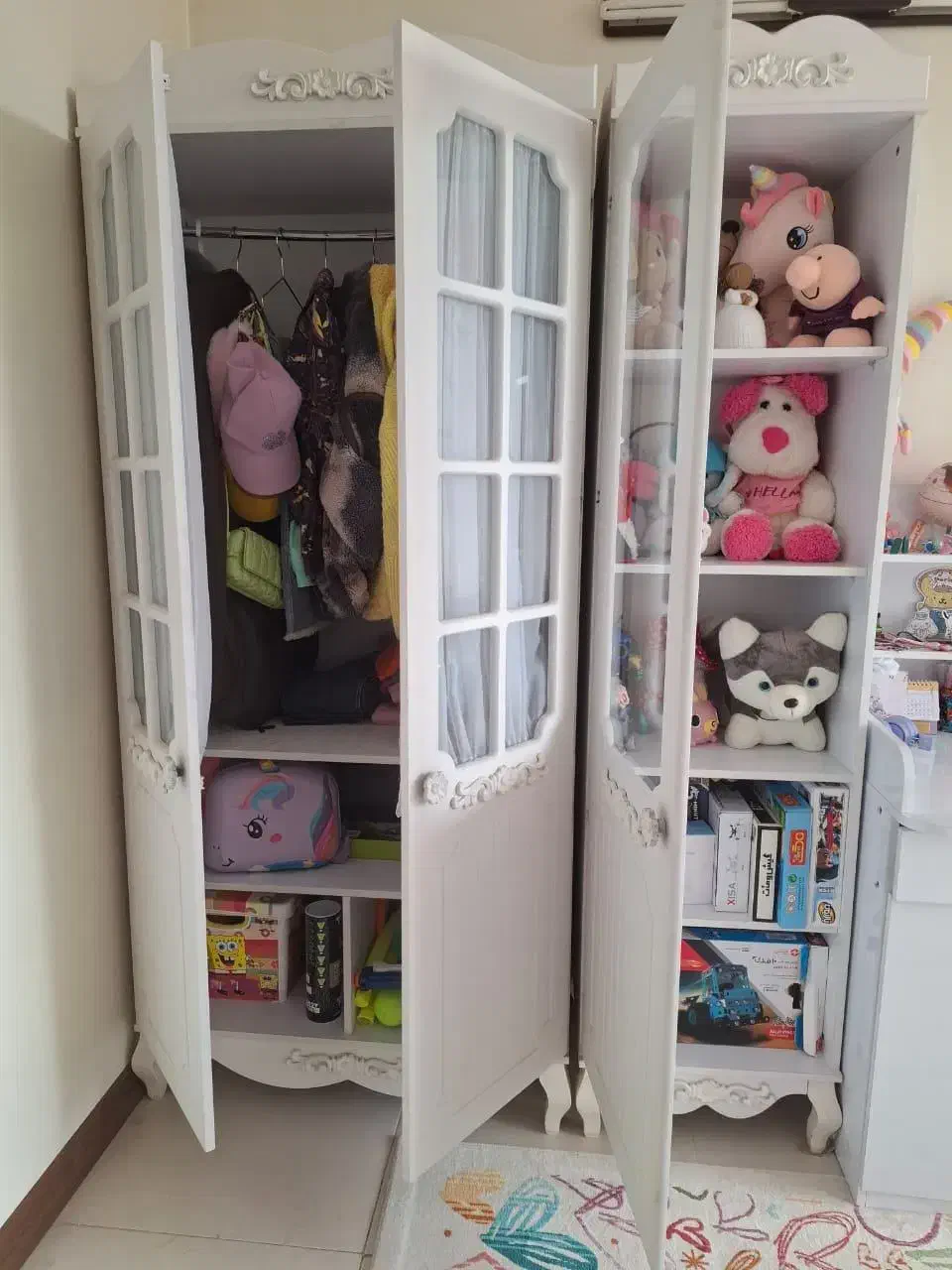 سرویس خواب کودک و نوجوان و میز تحریر|تخت و سرویس خواب|اصفهان, ناژوان|دیوار