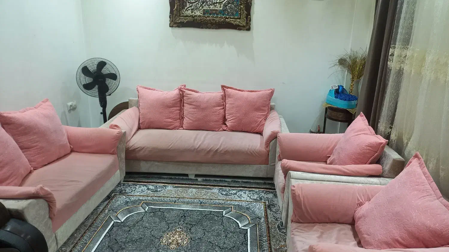 مبلمان|مبلمان خانگی و میز عسلی|رشت, لاکان شهر|دیوار