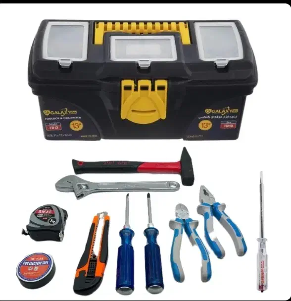 فروش فوری جعبه ابزار کامل با وسایل + متر و ..|ابزارآلات|هشتگرد, فاز ۲ مهستان|دیوار