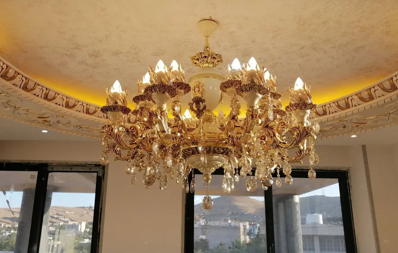نصاب لوستر در انواع سقف در هر جای شهر|لوستر و چراغ آویز|شیراز, شهرک گلستان|دیوار