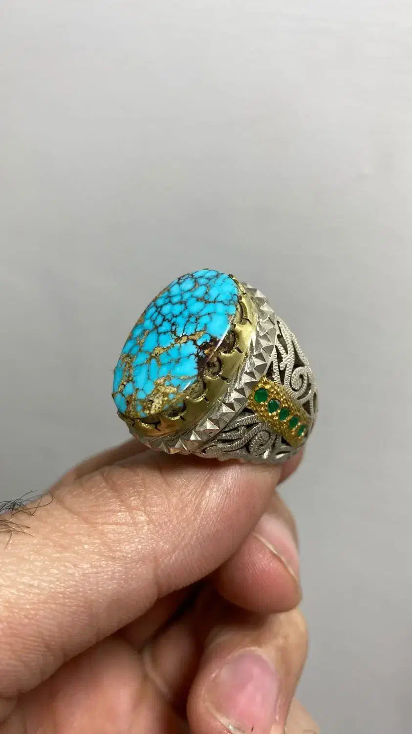 انگشتر فیروزه|جواهرات|کاشمر, |دیوار