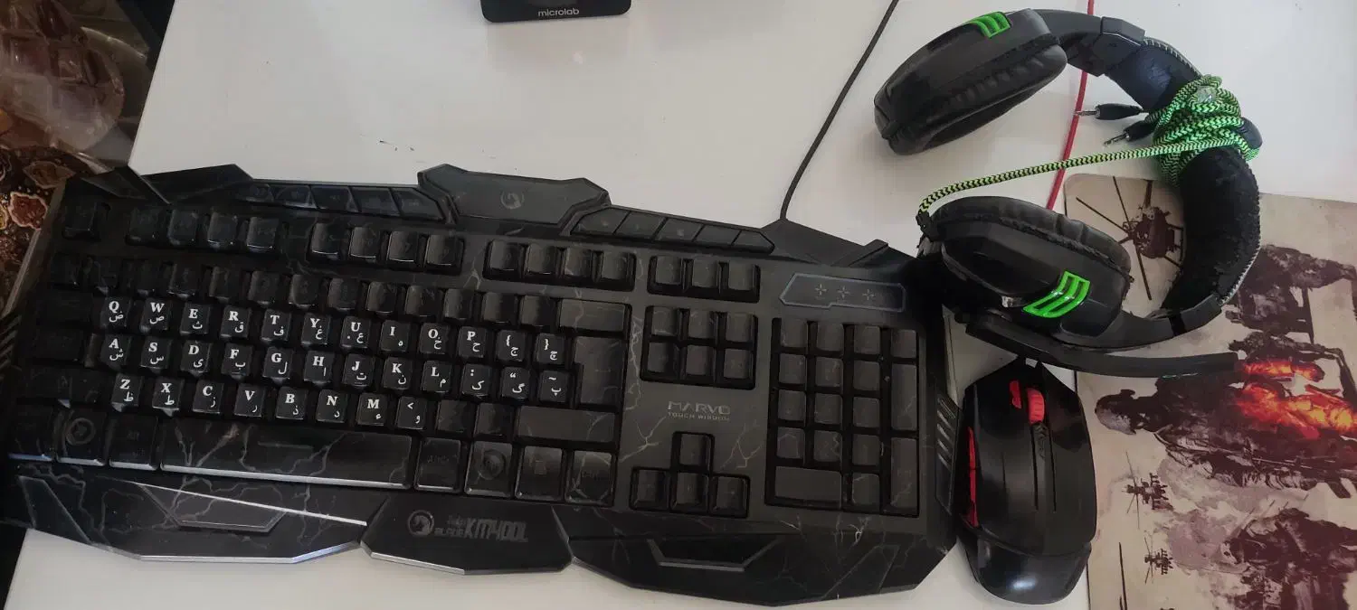 کیبرد و موس و هدست گیمینگ|قطعات و لوازم جانبی رایانه|کرج, مهرویلا جنوبی|دیوار