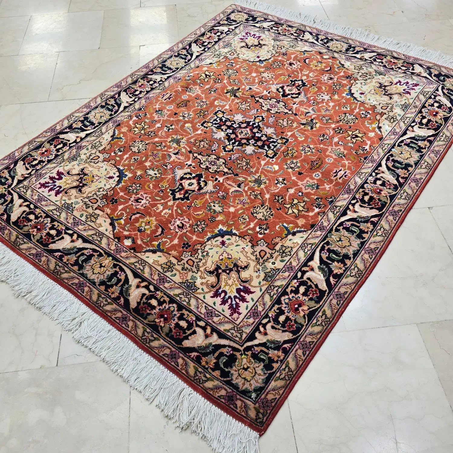 فرش دستباف تبریز زرنیم|فرش|تهران, ونک|دیوار