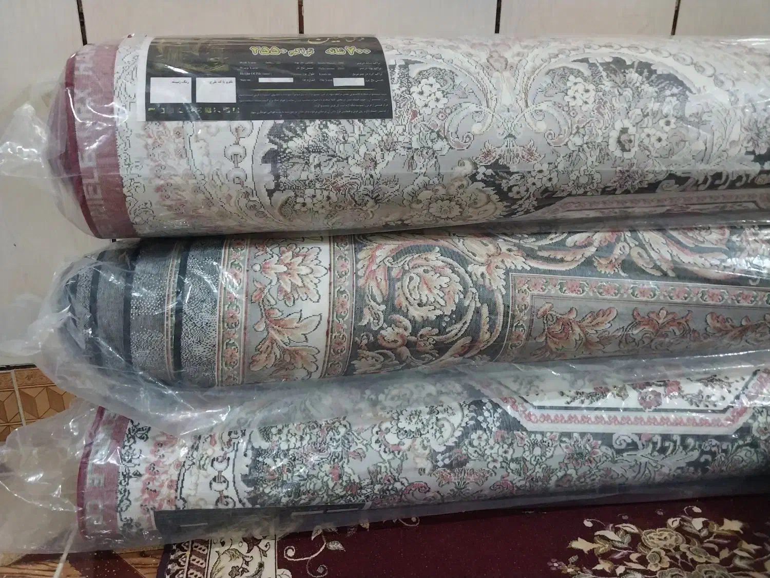فرش قالی  12متری جفت  تو پلاستیک 700شانه اصل نخ|فرش|اهواز, کوی علوی|دیوار