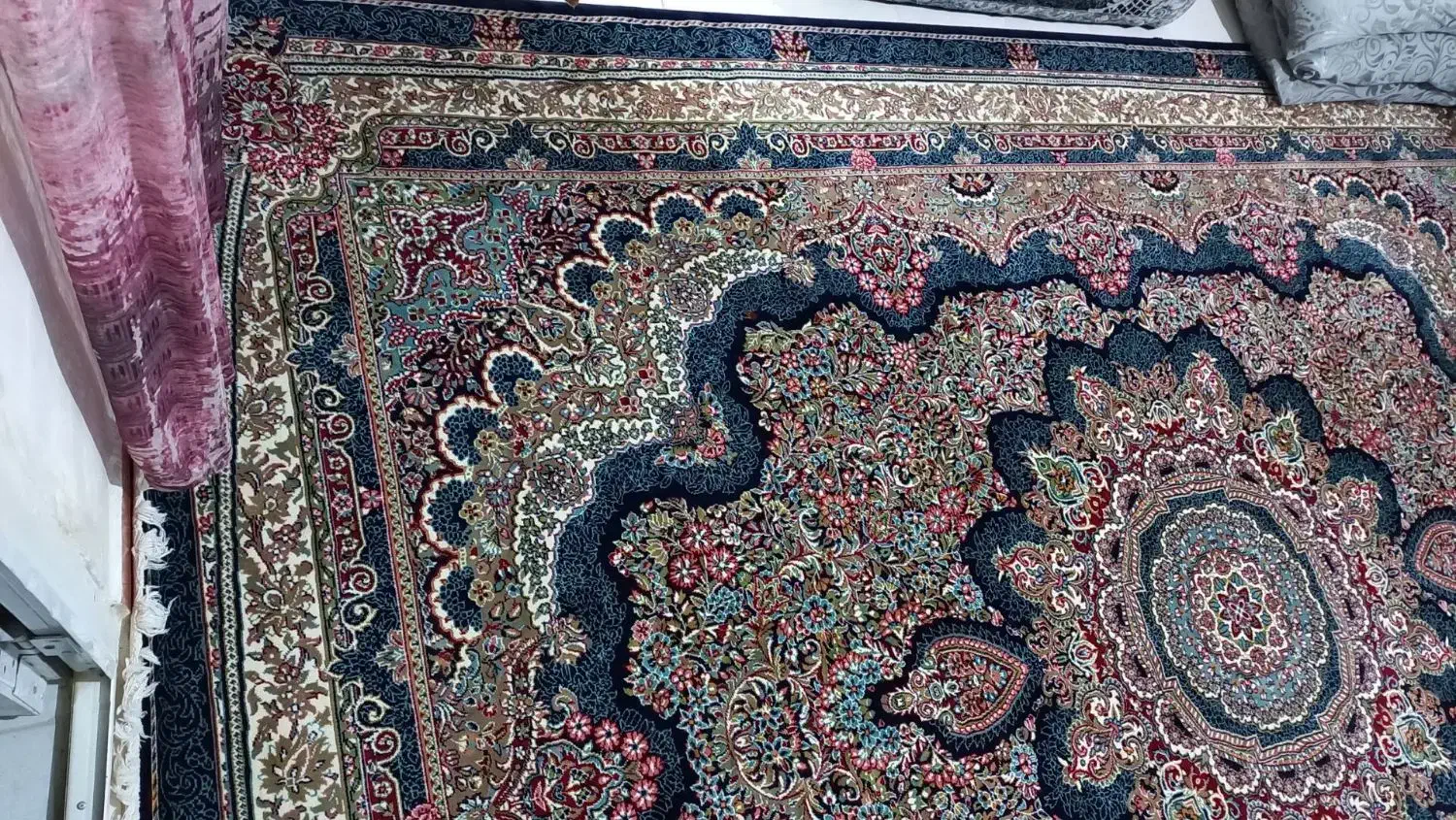 فرش نگین مشهد 6متری تک|فرش|سنقر, |دیوار