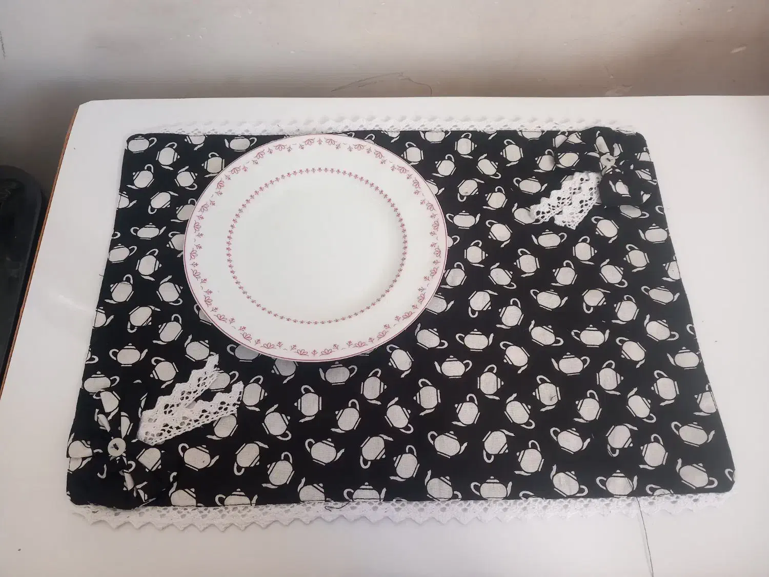 زیر بشقابی دونفره|سفره، حوله، دستمال آشپزخانه|نگین شهر, |دیوار