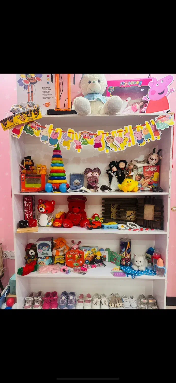 طبقه اسباب بازی کتابخونه شلف اتاق کمد قفسه دیواری|کتابخانه، شلف، قفسه‌های دیواری|مشهد, الهیه|دیوار