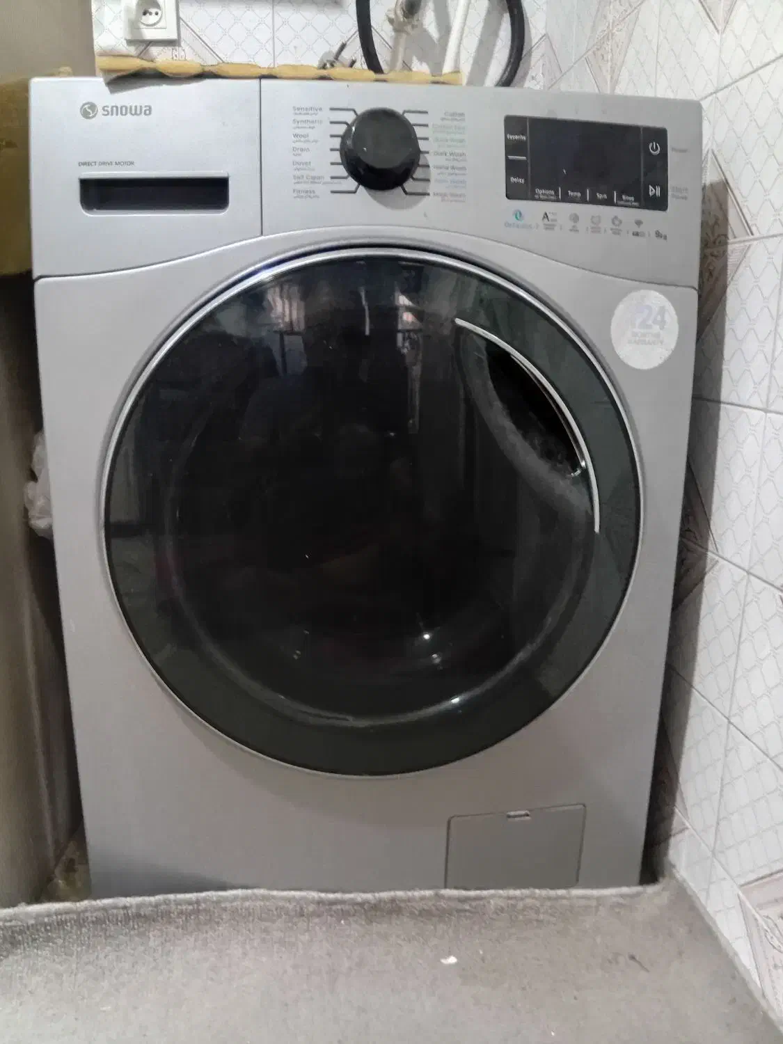 لباسشویی اسنوا9کیلویی|ماشین لباسشویی و خشککن لباس|بهارستان, |دیوار
