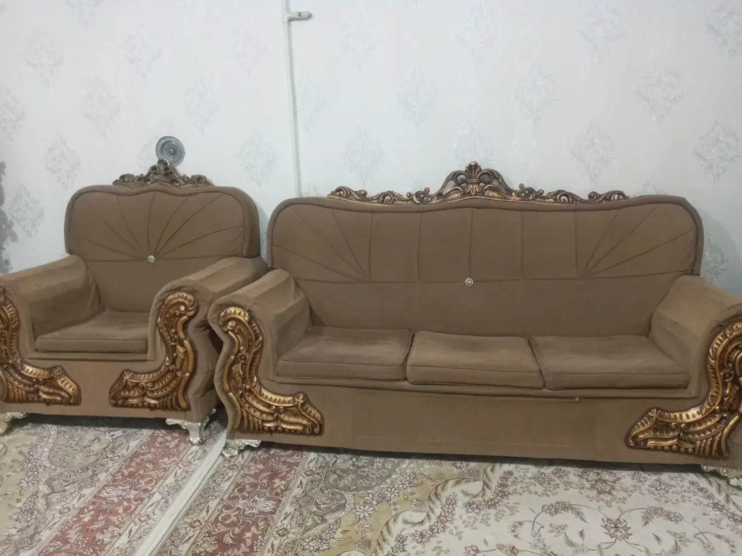 مبل ۷ نفره|مبلمان خانگی و میز عسلی|شیراز, شهرک مطهری|دیوار