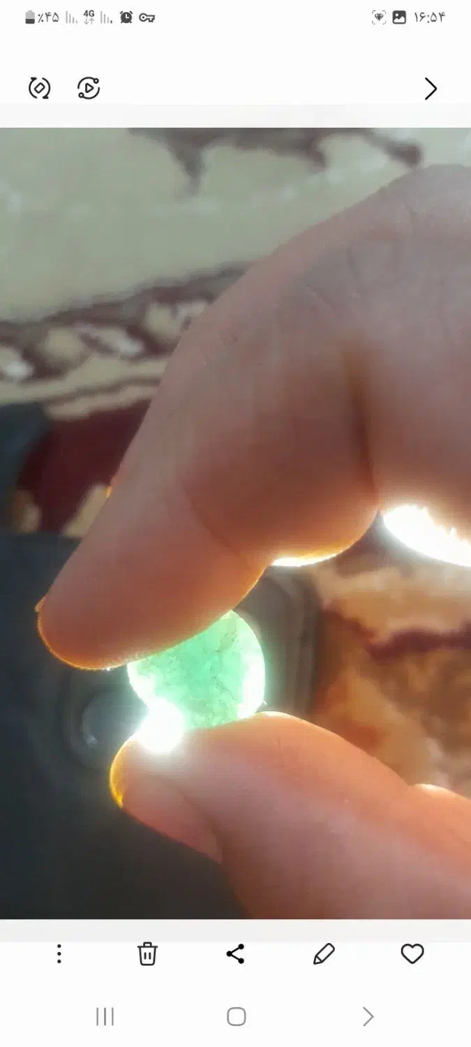 سنگ یشم امپریال بدون بهسازی|جواهرات|نهاوند, |دیوار