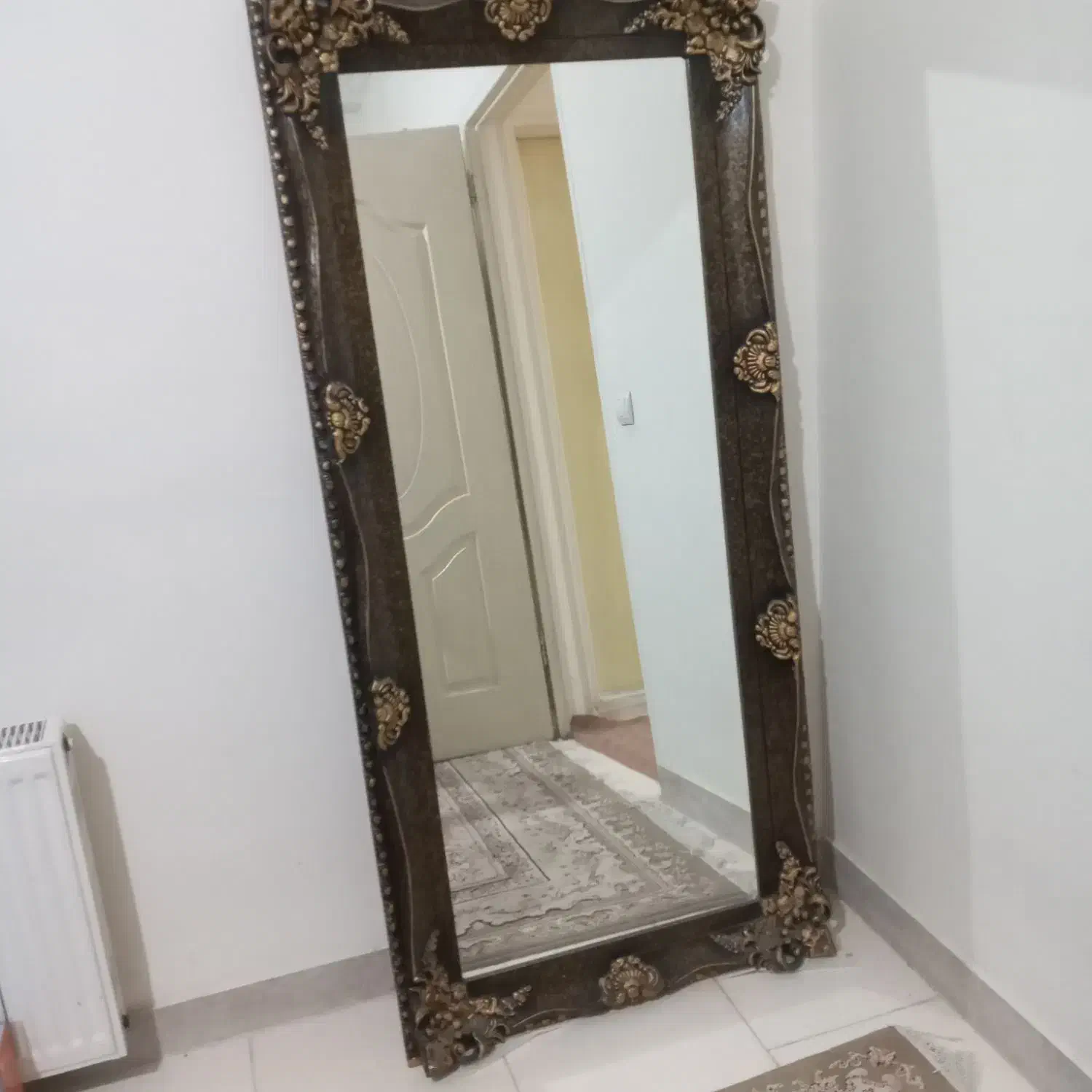 اینه قدی تماما منبت کاری چوب راش درجه یک|آینه|تهران, یافت‌آباد|دیوار