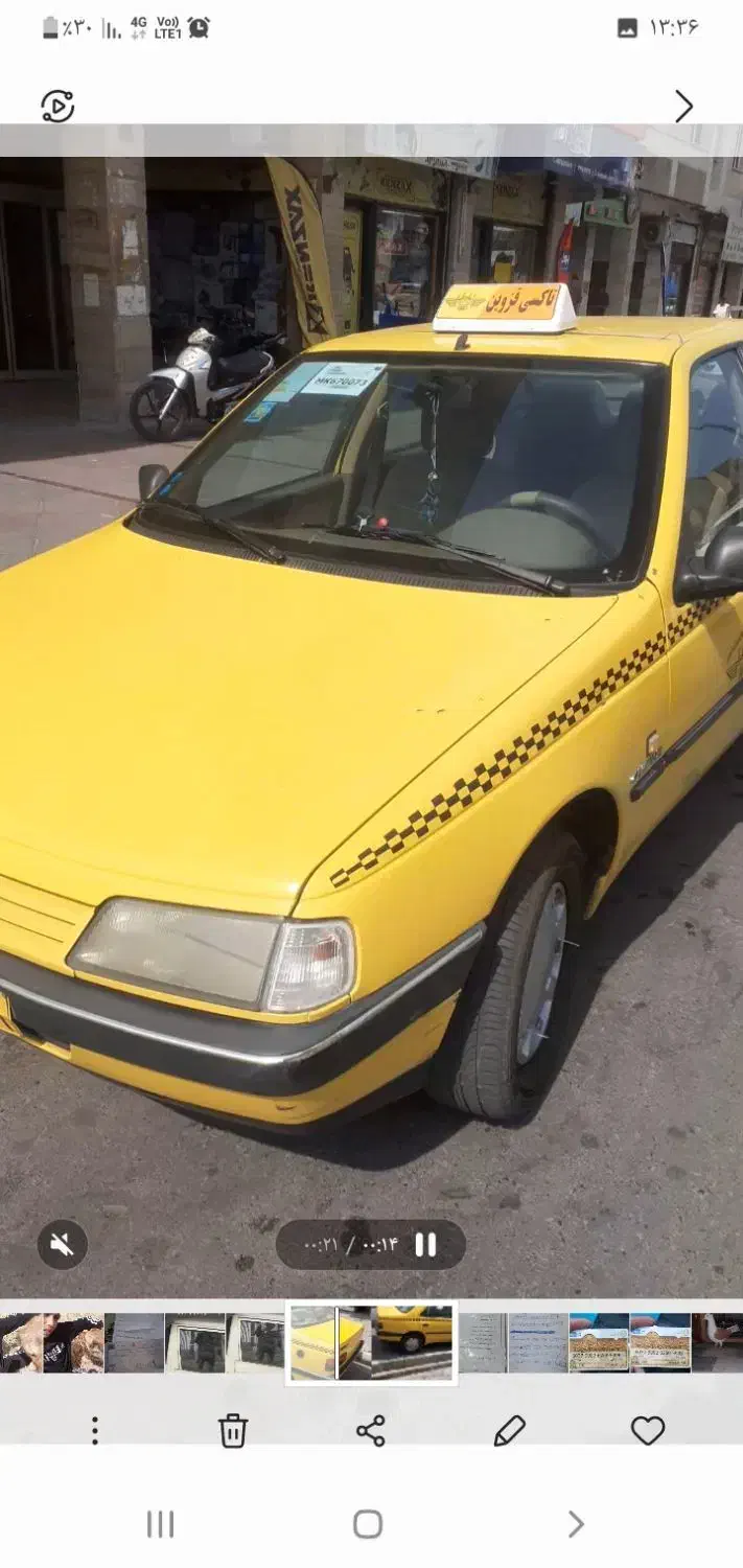 تاکسی پژو در حد ماشین فوق العاده|خودرو سواری و وانت|قزوین, |دیوار