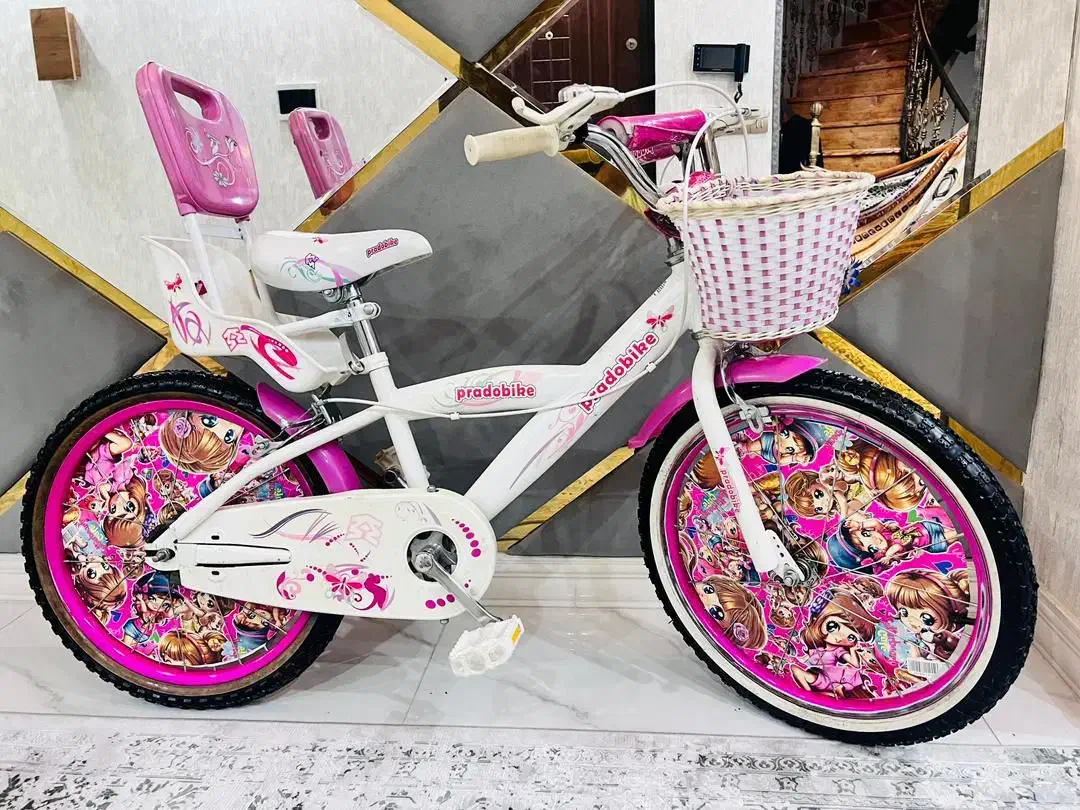 دوچرخه سایز ۲۰ دخترانه صورتی کاملا مرتب|دوچرخه، اسکیت، اسکوتر|محمدشهر, همایون ویلا|دیوار