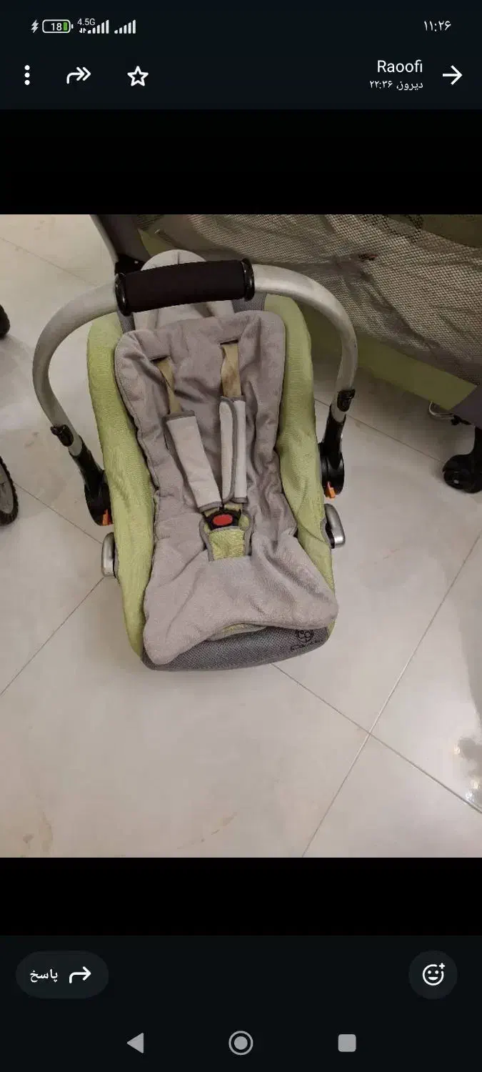 کالسکه،تخت،کریر و ساک کاپلا|کالسکه و لوازم جانبی|کرج, شهرک بنفشه|دیوار