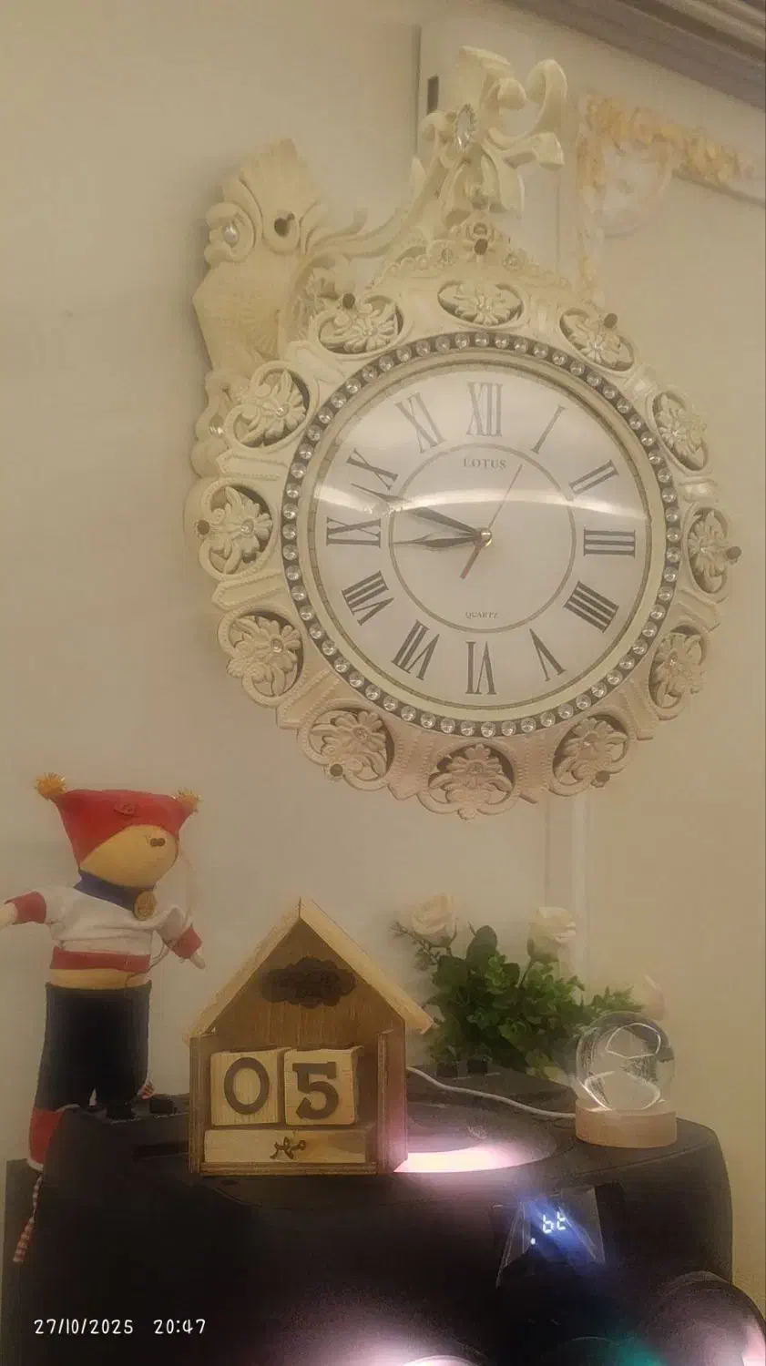 ساعت دیواری دو طرفه لوتوس|ساعت دیواری و تزئینی|مشهد, خواجه ربیع|دیوار