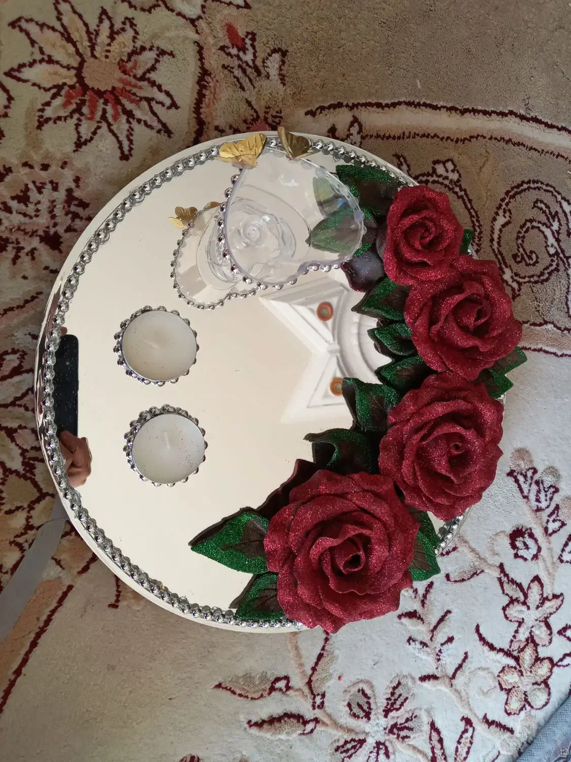 دسته گل وسینی حنا|گل مصنوعی|شهرضا, |دیوار