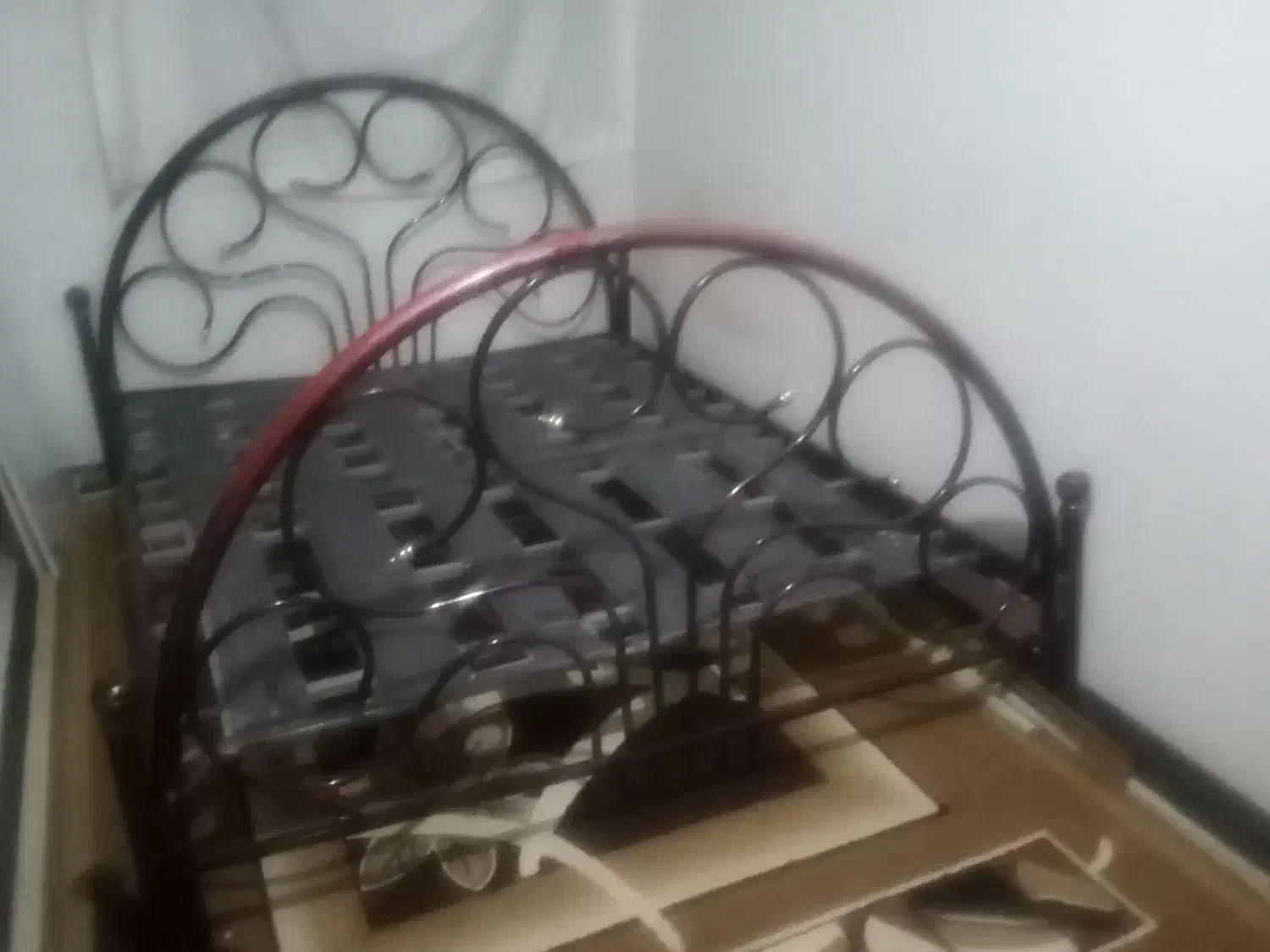 تخت خواب دونفره فزوشی|تخت و سرویس خواب|کرج, کمال‌شهر|دیوار