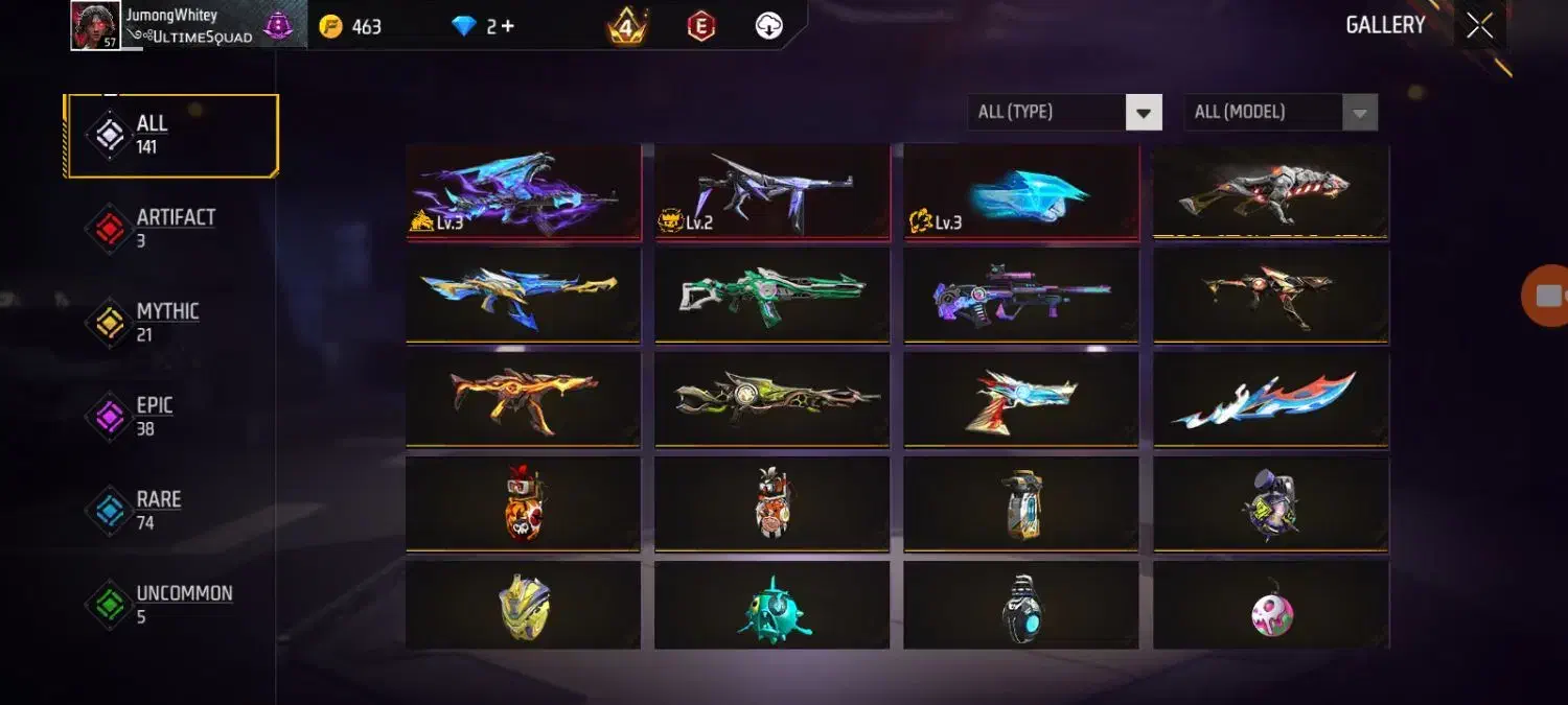 اکانت فری فایر طاق با کالاف|کنسول، بازی ویدئویی و آنلاین|رودان, |دیوار