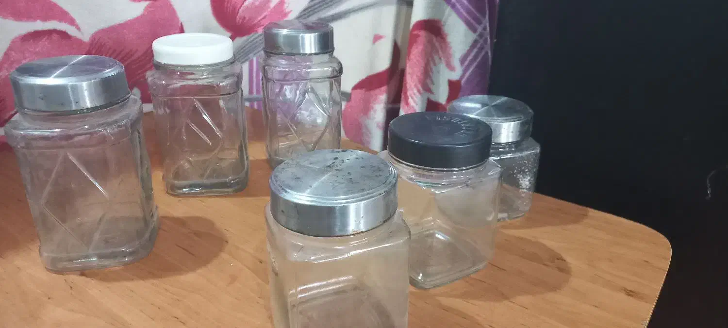 شیشه حبوبات .مرباو...|ظروف نگهدارنده، پلاستیکی، یک‌بارمصرف|بندرعباس, |دیوار