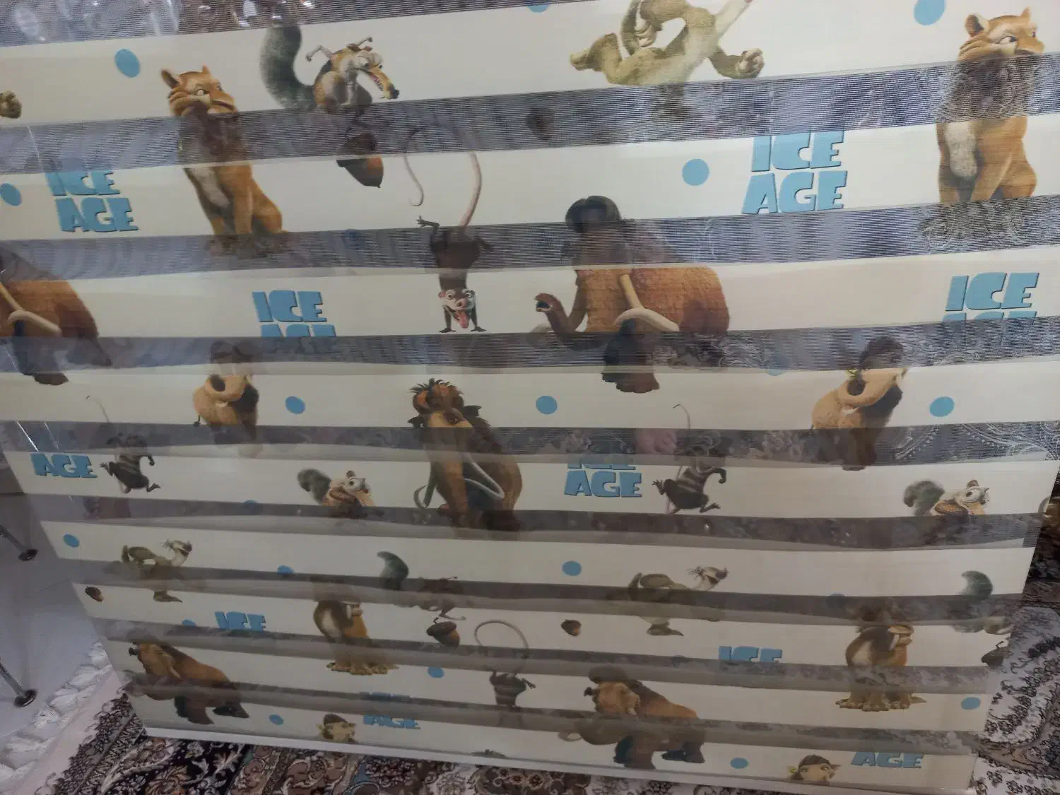 پرده شید طرح کارتونی جنس ترک|پرده، رانر، رومیزی|قدس, شهرقدس|دیوار