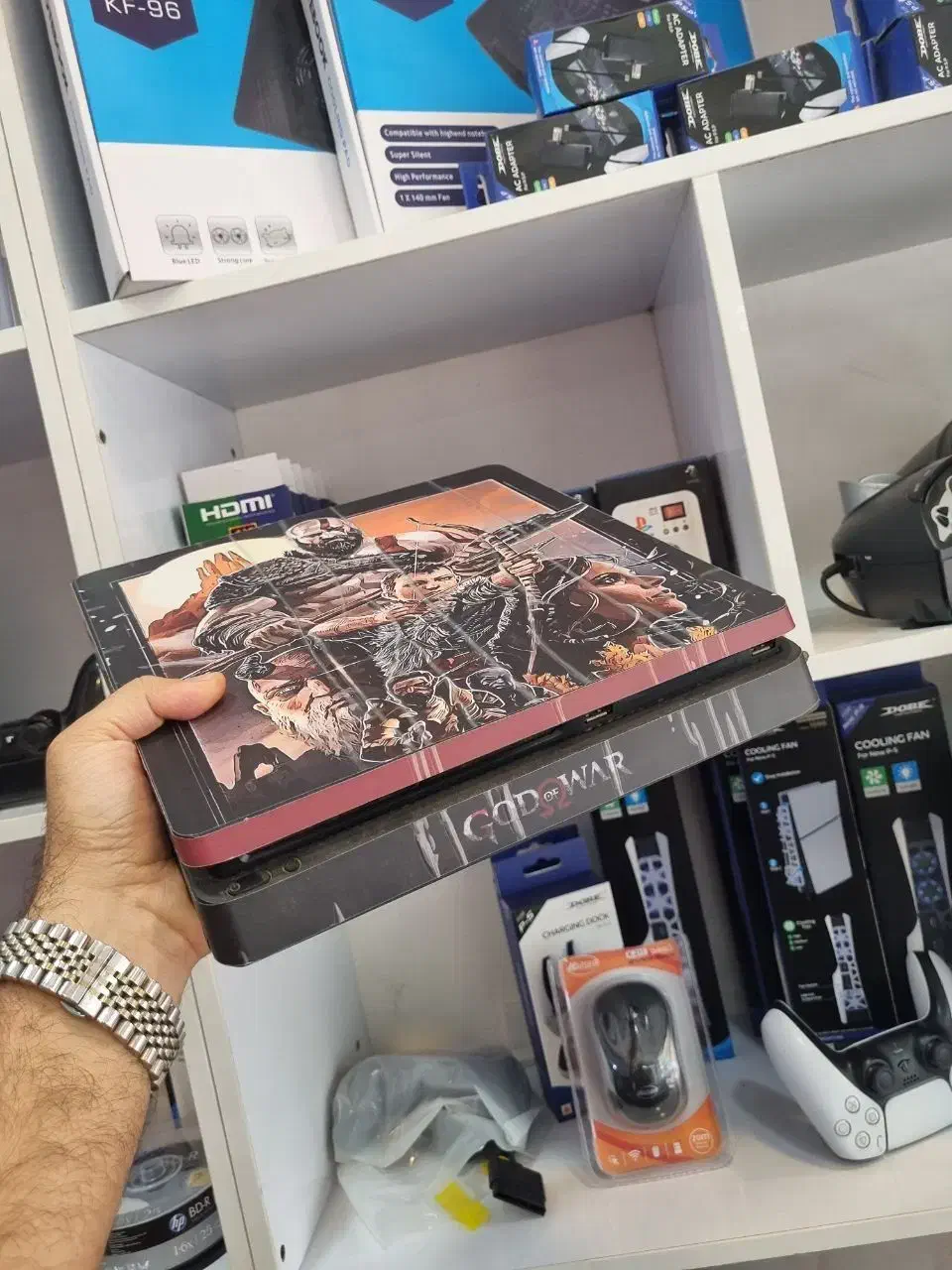 ps4 slim کپی خور ورژن 9 دو دسته|کنسول، بازی ویدئویی و آنلاین|گنبد کاووس, |دیوار