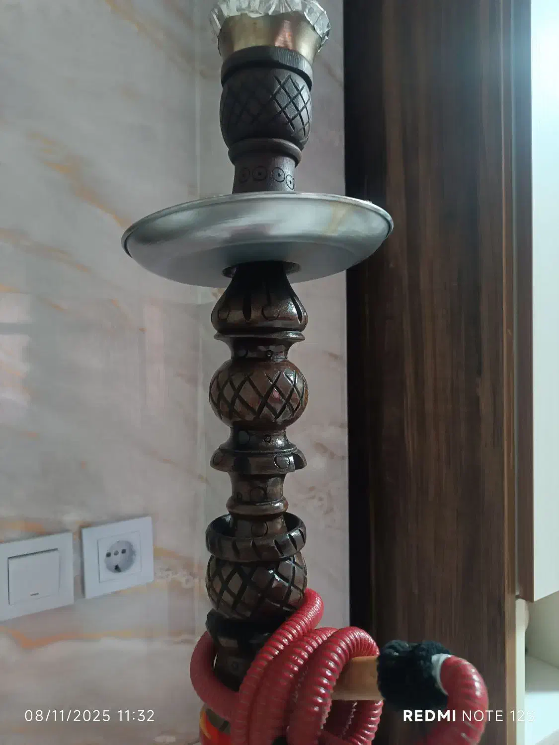 قلیون تنه چوب گردو|کلکسیون و سرگرمی|فردیس, فردیس|دیوار