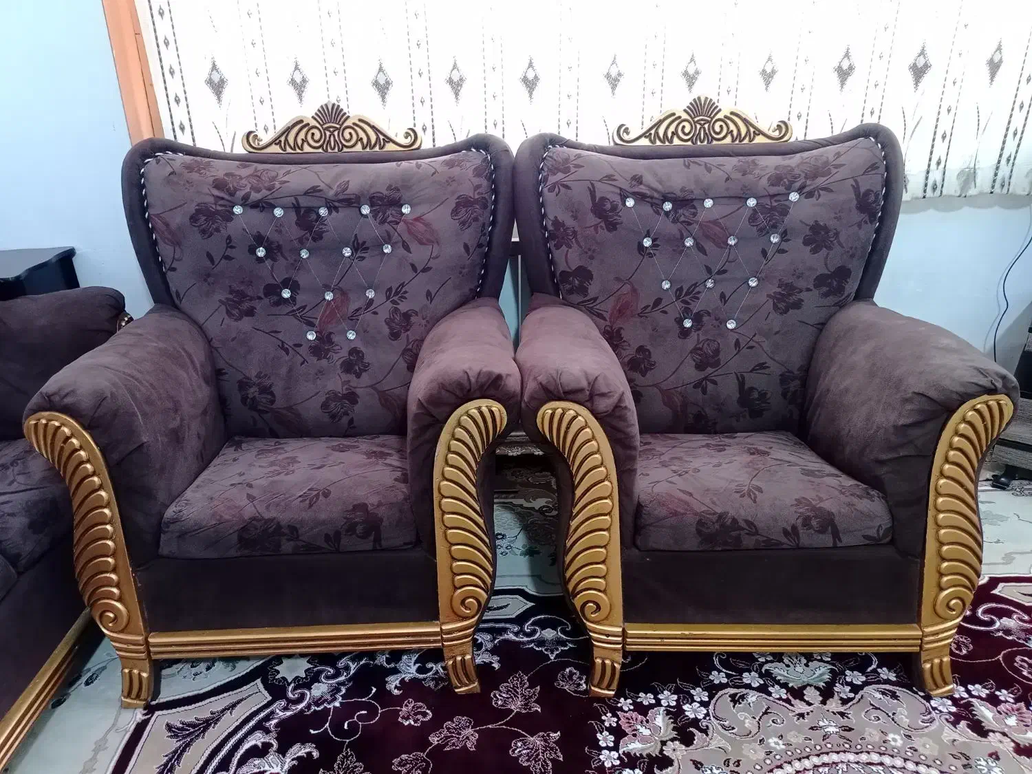 مبل 7نفره.|مبلمان خانگی و میز عسلی|قم, سید معصوم|دیوار