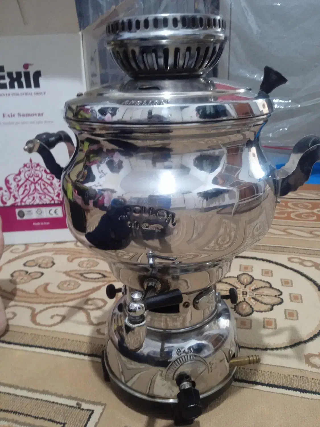 سماور گازی اپولون در حد نو۶لیتری|سماور، چایساز، قهوهساز|خرمآباد, |دیوار