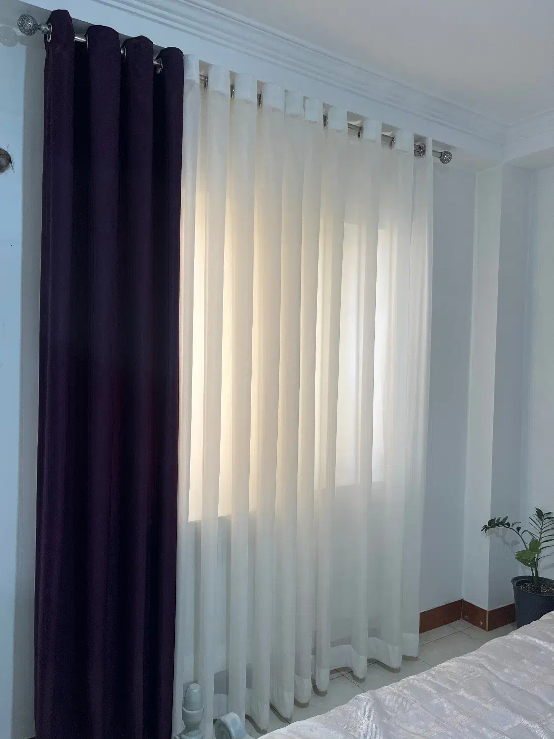 ۴ عدد پرده نو|پرده، رانر، رومیزی|قائمشهر, |دیوار