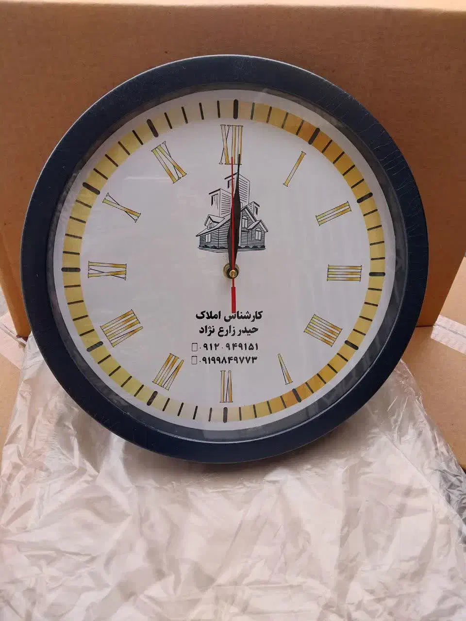 فروش عمده ساعت دیواری تبلیغاتی تولیدکننده مستقیم|ساعت دیواری و تزئینی|قم, شهرک فاطمیه|دیوار