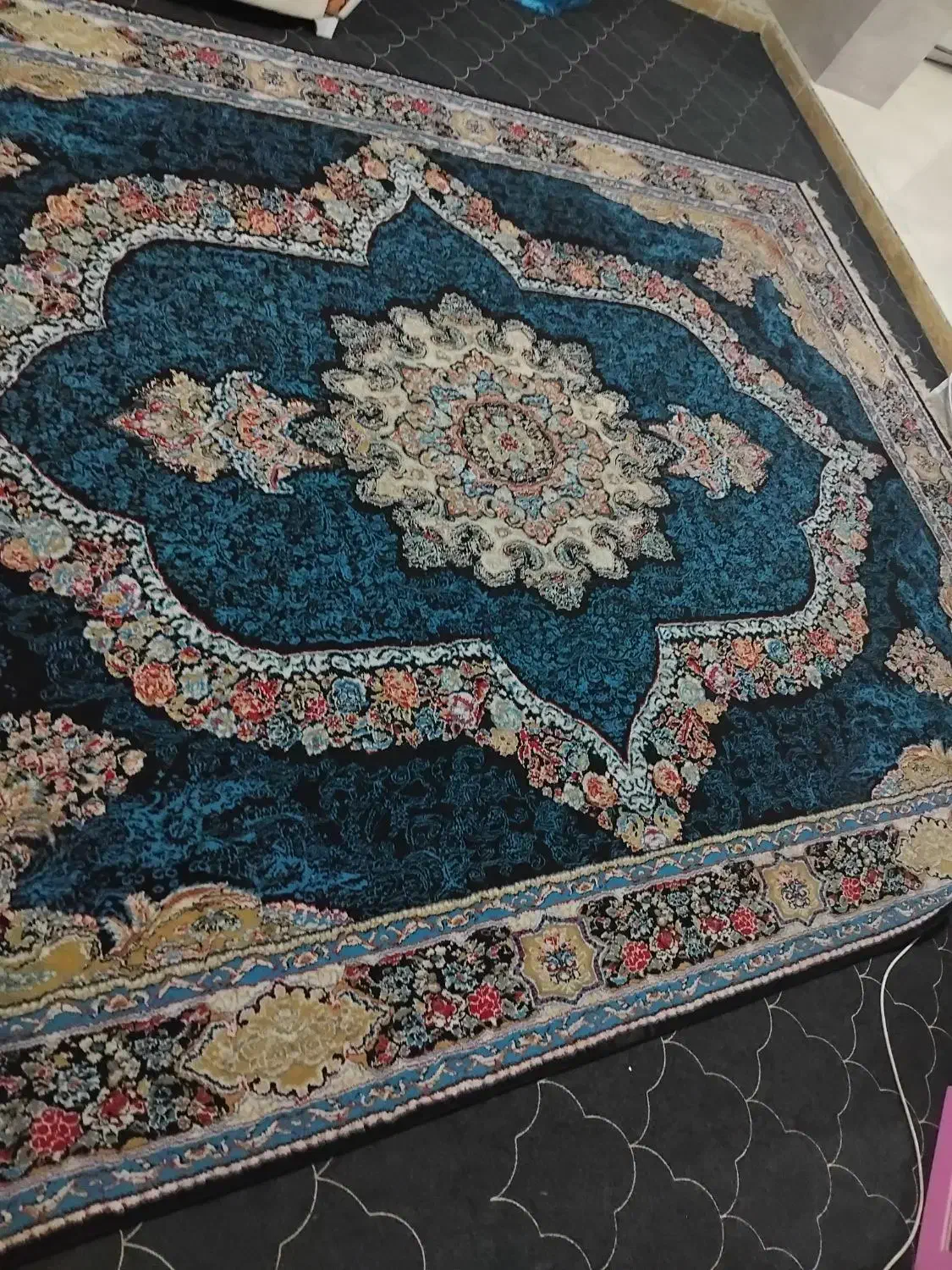 گلیم فرش ۱۲ متری|گلیم، جاجیم، گبه|قشم, |دیوار