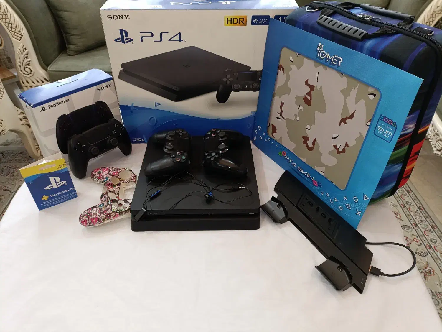 PS4 slim 1tb|کنسول، بازی ویدئویی و آنلاین|تهران, پرستار|دیوار