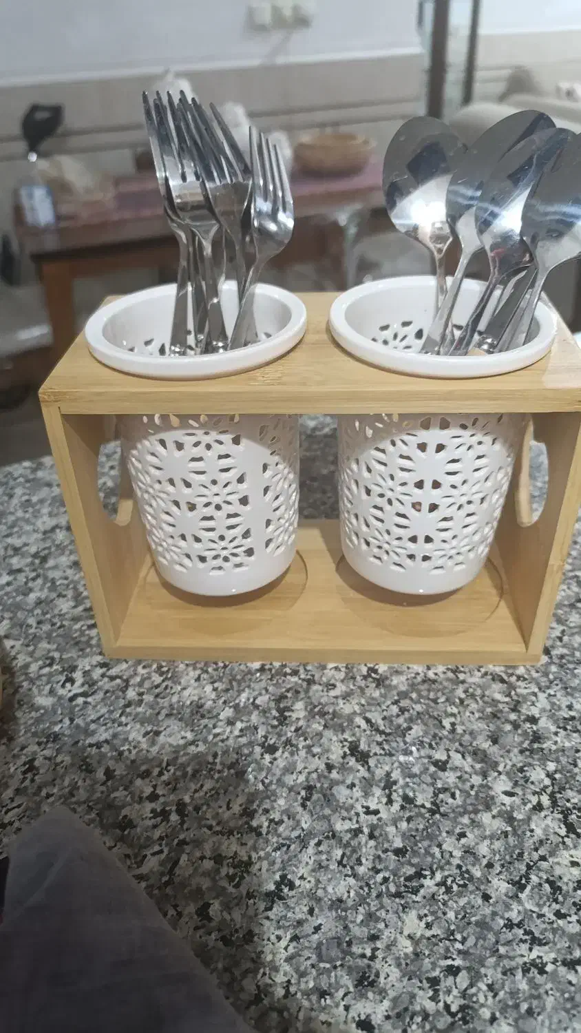 جا قاشقی سرامیک بامبو|ظروف سرو و پذیرایی|اهواز, شریعتی جنوبی|دیوار