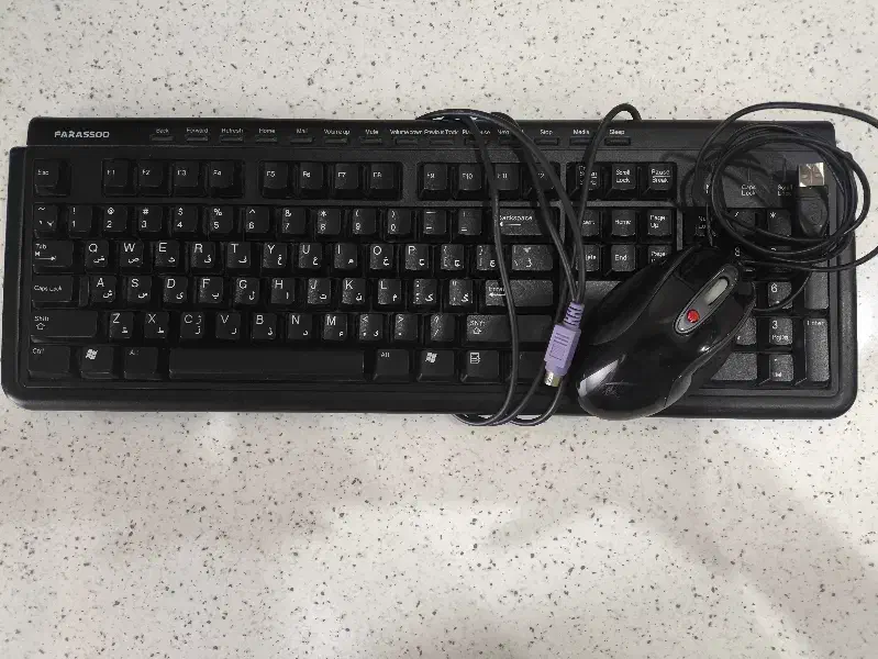 موس و کیبورد ساده در حد نو|قطعات و لوازم جانبی رایانه|اهواز, زیتون کارمندی|دیوار