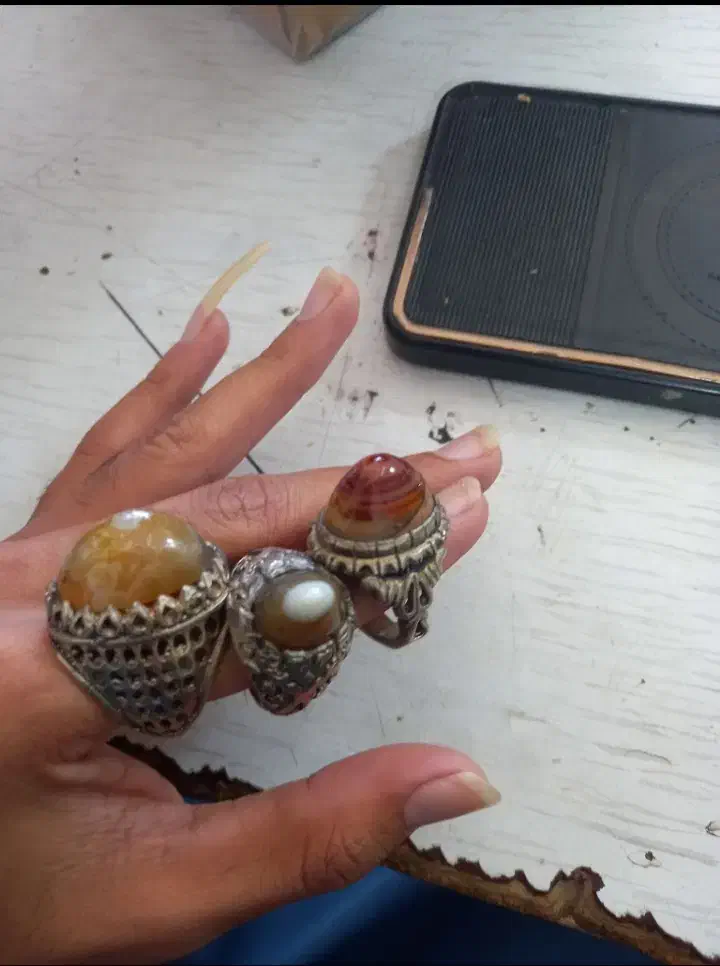 انگشتر عقیق سنگ اصل|کلکسیون و سرگرمی|کنارک, |دیوار