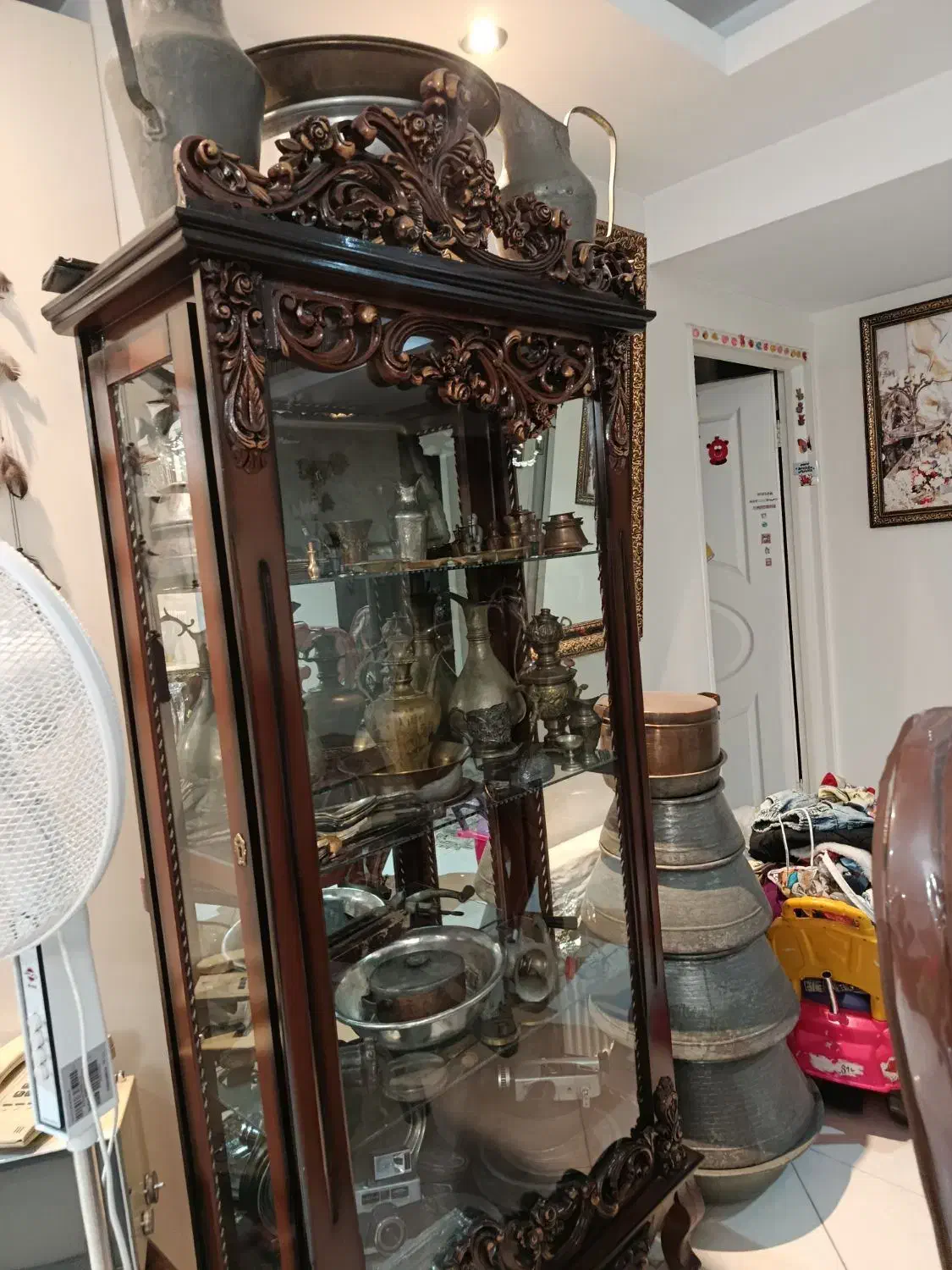 بوفه چوبی در حد نو|بوفه، ویترین، کنسول|تهران, امام زاده عبدالله|دیوار