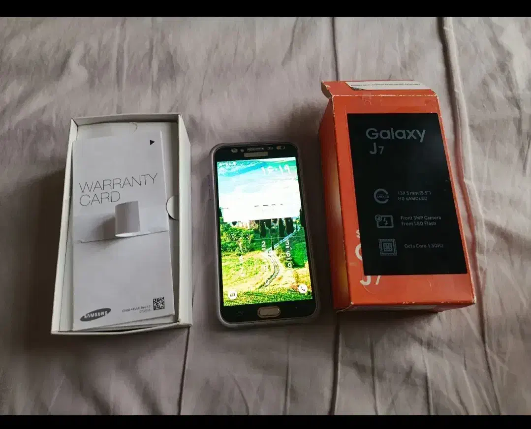 گوشی سامسونگ j7 دو سیم کارته با قاب و گلس و کارتن|موبایل|تهران, نگین غرب|دیوار