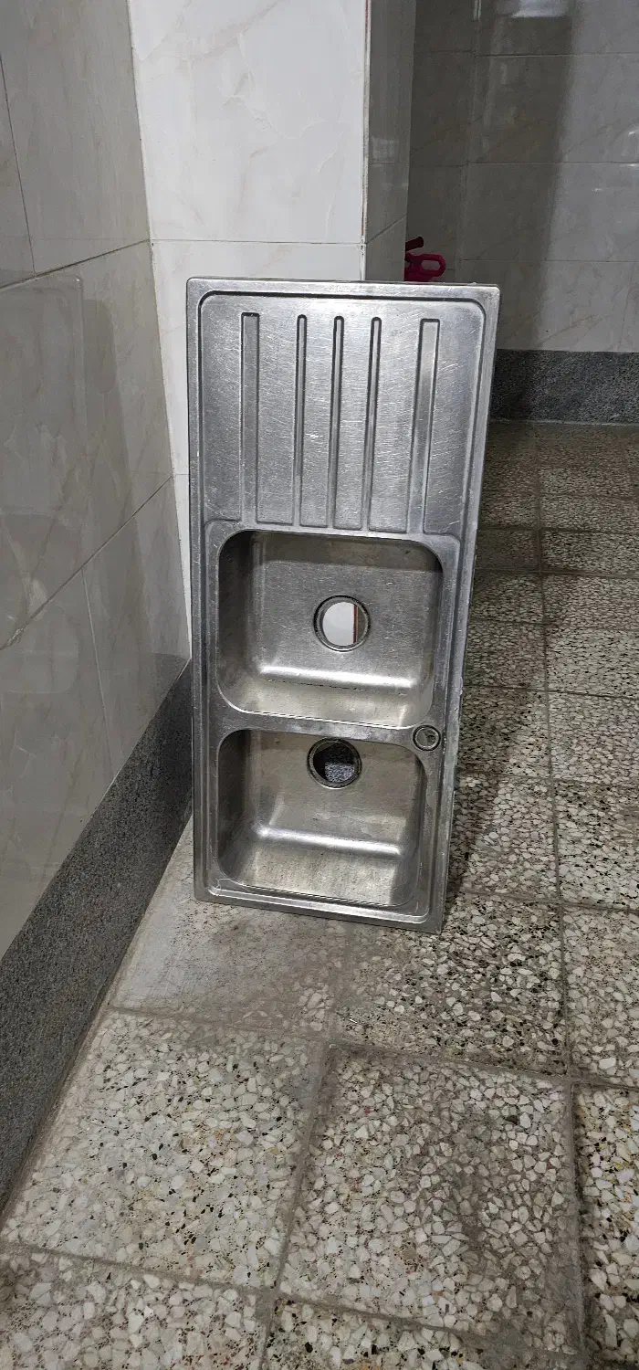 سینک و آبچکان ظرفشویی|آب‌چکان و نظم‌دهنده ظروف|کرمانشاه, |دیوار