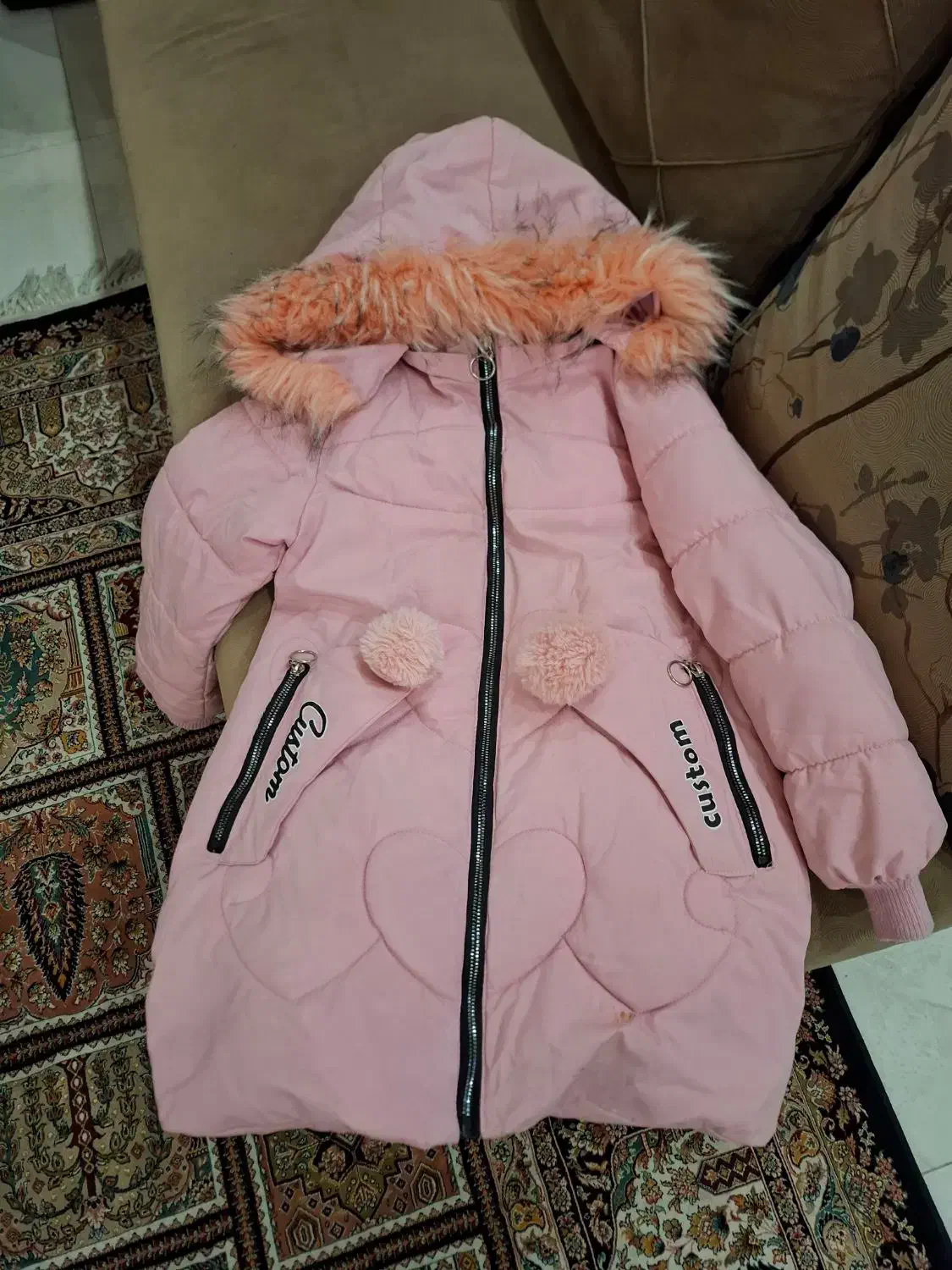 کاپشن دخترانه|کفش و لباس بچه|اصفهان, مهدی آباد|دیوار