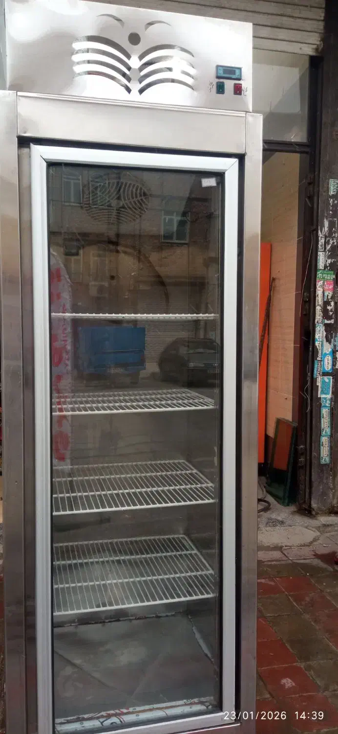 یخچال تک درب تمام استیل بدون برفک کاملا سالم|فروشگاه و مغازه|تهران, شهرک ولیعصر شمالی|دیوار