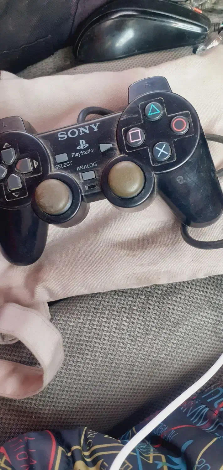 دسته پلی استیشن 2 و کارت حافظه|کنسول، بازی ویدئویی و آنلاین|شهریار, شهریار|دیوار