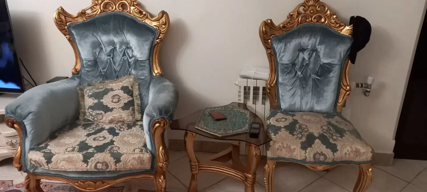 فروش مبل استیل در حد نو|مبلمان خانگی و میز عسلی|تهران, شهرک فرهنگیان|دیوار