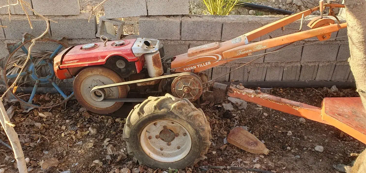 تیلر باغی ۱۲ اسب با لوازم کامل|ماشینآلات صنعتی|شیراز, ارم|دیوار