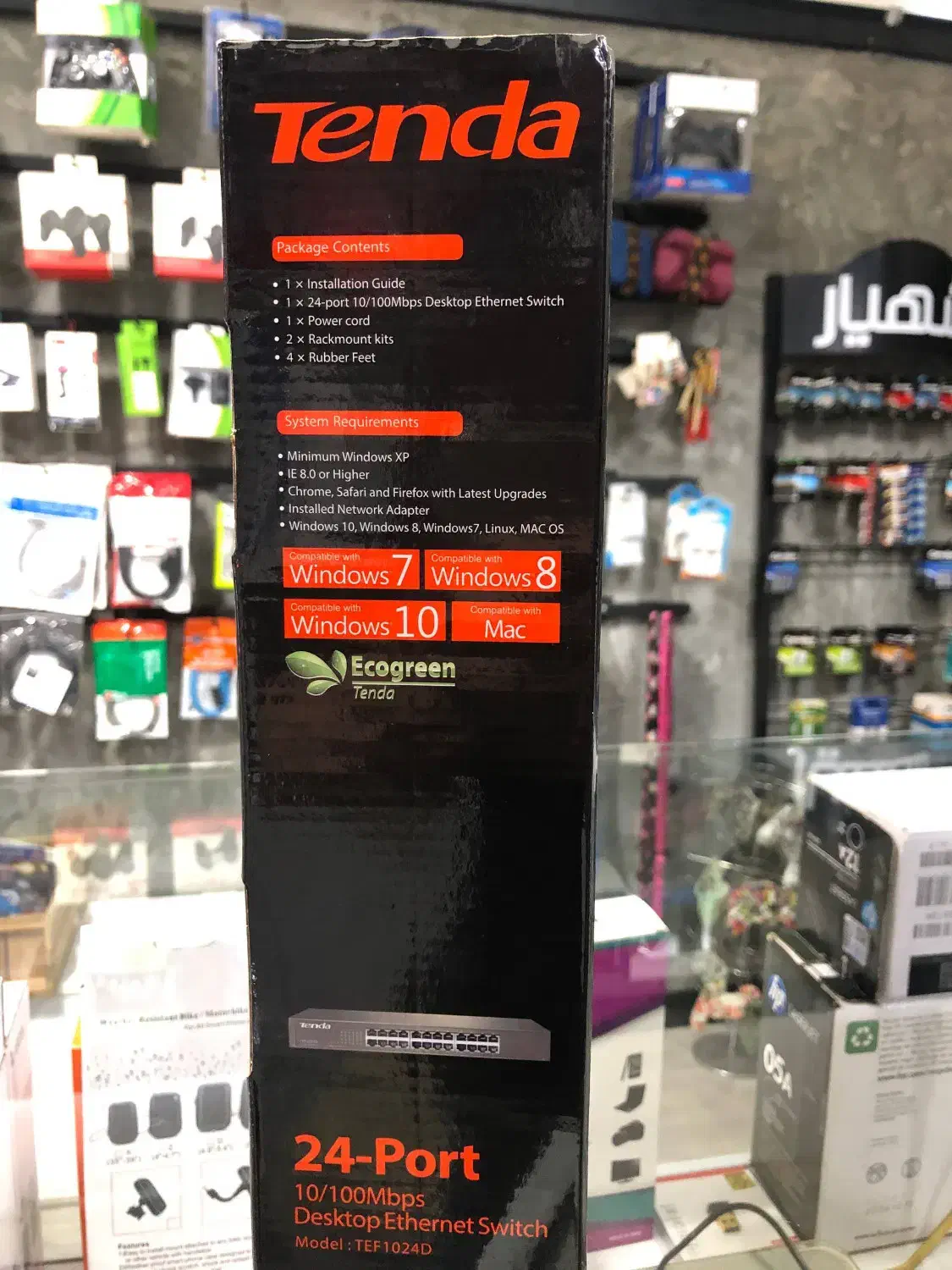 سوییچ 24 پورت تندا مدل TEF1024D|مودم و تجهیزات شبکه|فردیس, فردیس|دیوار